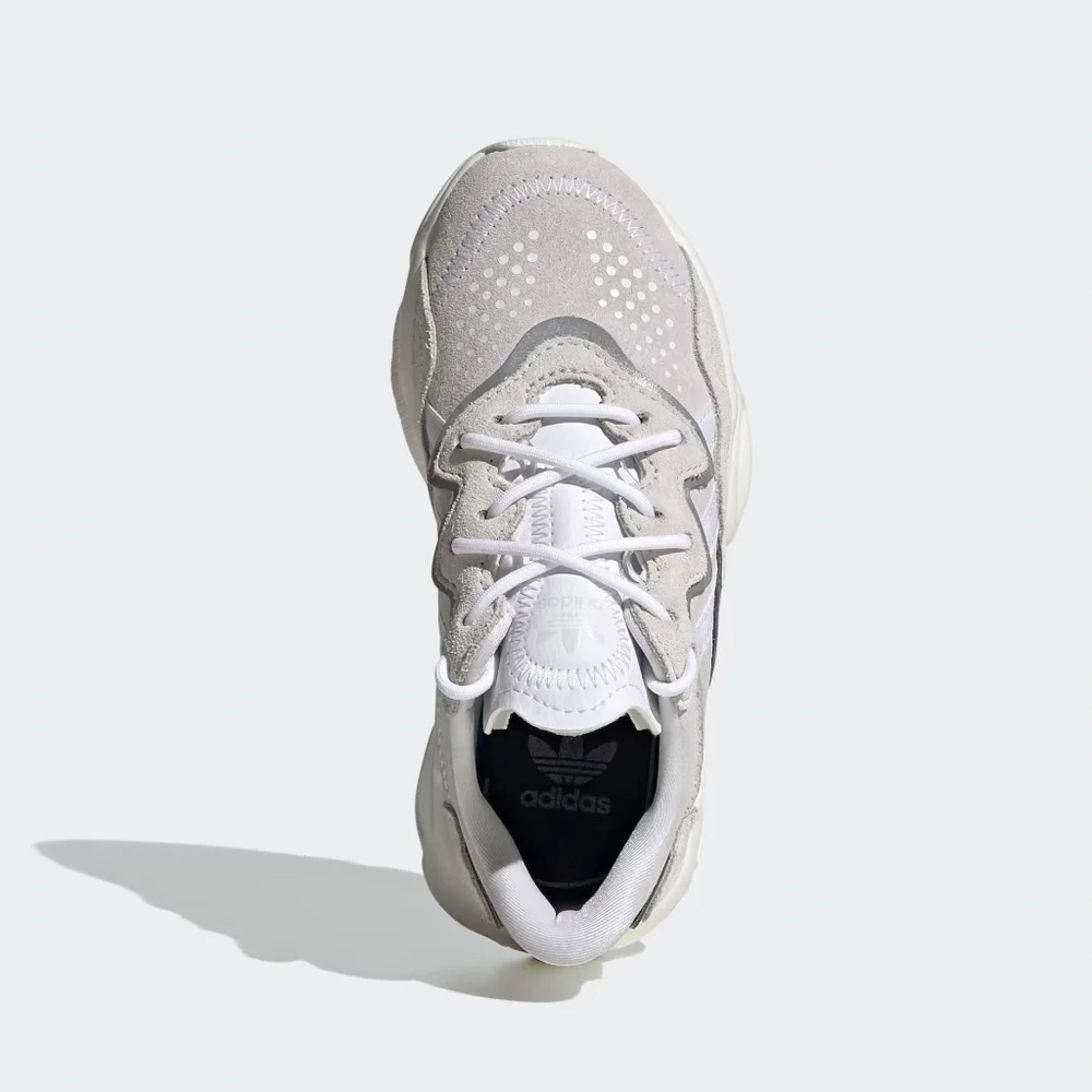 Adidas Ozweego Sneakers in White w/ Purple Accents Size Womens 8.5 - Picture 5 of 11